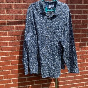 Old Navy Floral Button-Up Shirt Big and Tall 4x
